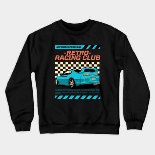 Retro Racing Club Japanese Sports Car Crewneck Sweatshirt